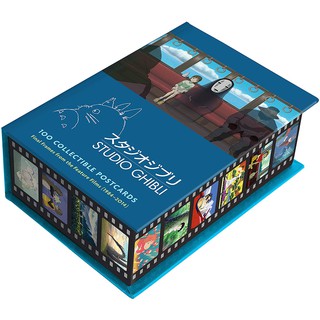 พร้อมส่ง โปสการ์ดจิบลิ 100 ใบ Studio Ghibli: 100 Collectible Postcards: Final Frames from the Feature Films ของแท้