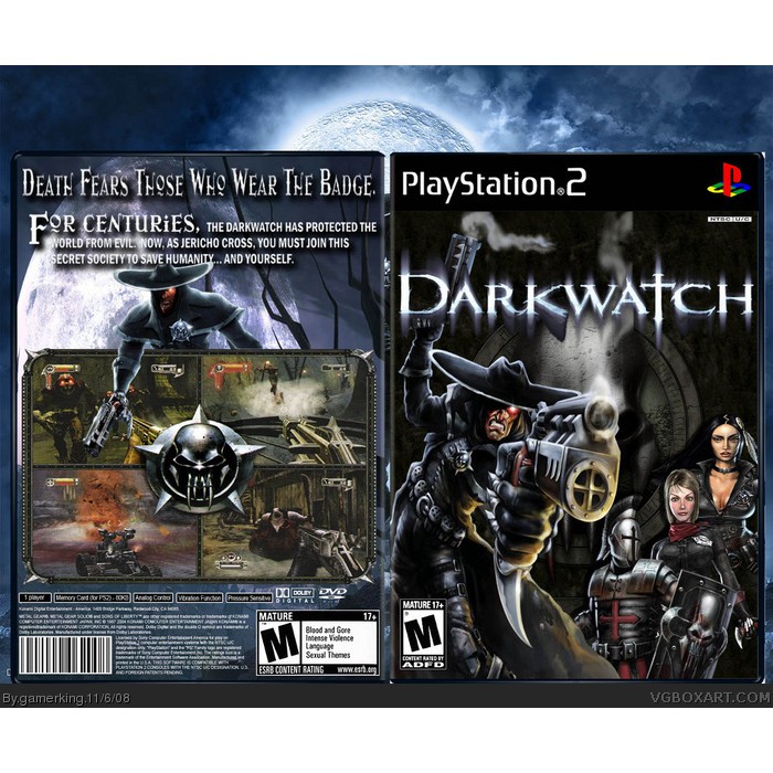 เกมส์ Darkwatch COVER (PS2) สำหรับเครื่องที่แปลงระบบแล้วเท่านั้น