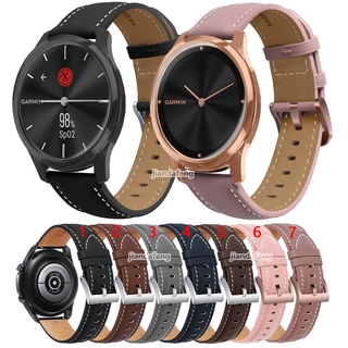 สายนาฬิกาข้อมือหนัง แฟชั่นใหม่ สําหรับ Garmin Vivomove Luxe / Style