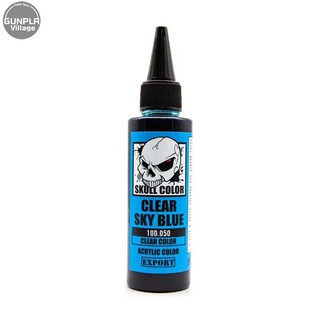 Skull Color 100.050 Clear Sky Blue 60 ml (Clear Color) 8853100903502 (สี)