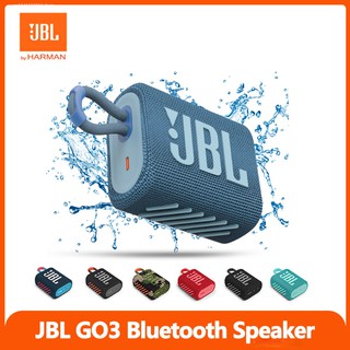 【ราคาถูก】ของแท้ 100% JBL GO 3 ลําโพงบลูทูธไร้สาย กันน้ํา แบบพกพา