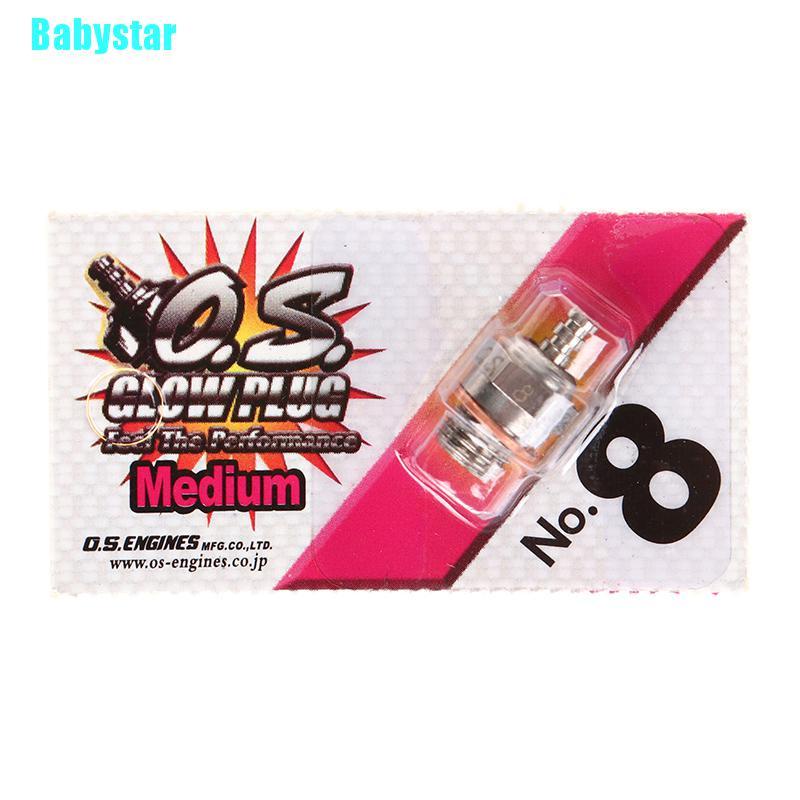 (Babystar) 2 จังหวะ Os8 .8 Os8 Plug N Glow Glow Glow Plug สําหรับ 1 Os