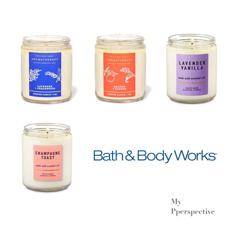 พร้อมส่ง‼️เทียนหอม bath and bodyworks 1 wicks มือ 1 แท้จากช้อปไทย ไม่เคยผ่านการจุดและวอร์มเทียนมาก่อ