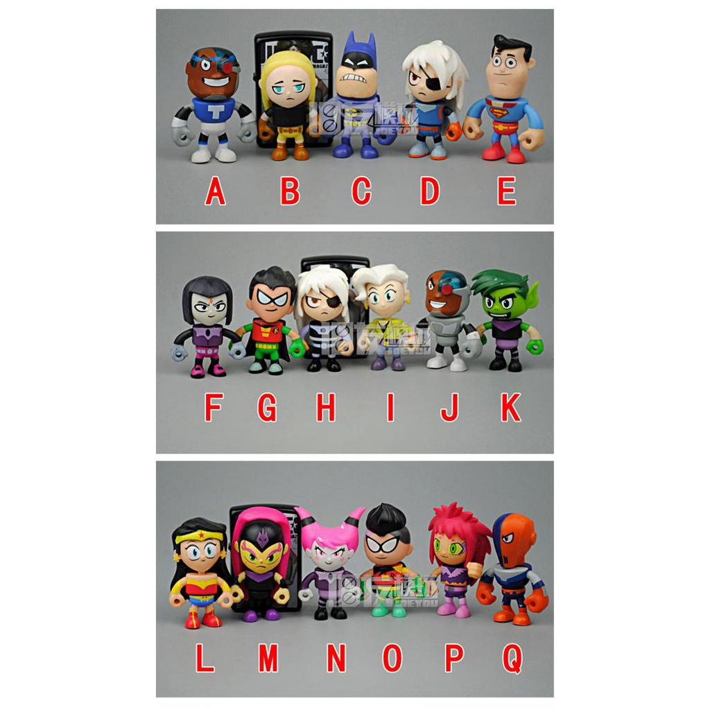 Mattel mattel DC Comics วัยรุ ่ น Titan Justice League Raptor Squad รุ ่ น Q Action Figure