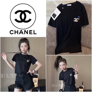 (Sale) เสื้อยืดแขนสั้น Chanel Cotton T-shirt