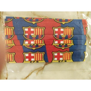 MaskลายBarcelona แมสลายบาร์ซ่า มี 3ชิ้น