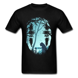 Lonely Spirit TShirt Mens เสื้อยืด Faceless พิมพ์ Tees Spirited Away T เสื้อสไตล์ญี่ปุ่นอะนิเมะออกแบบเสื้อผ้าผ้าฝ้ายเสื้