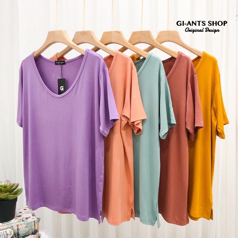 เสื้อยืดคอยูโอเวอร์ไซด์ style zara เสื้อแฟชั่นผู้หญิง - รูปที่ 3