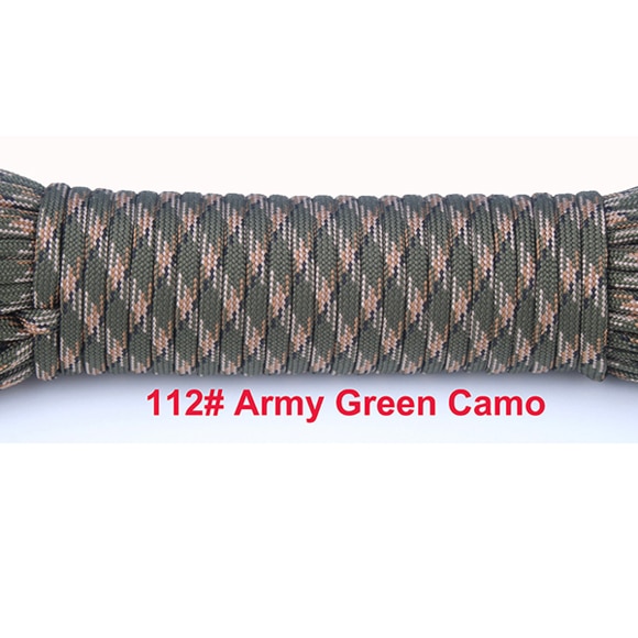 Solid Grey 550 Cord Paracord 100 Ft Lanyard Type III 7 Strand Camping Survival 