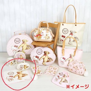 ผ้าเช็ดหน้าคอลเลคชั่น Hello Kitty x Steiff