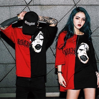 🔥Hot Sale / เสื้อยืดแขนสั้น Joker เหมาะสำหรับคู่รัก สไตล์ฮิปฮอป พร้อมส่ง