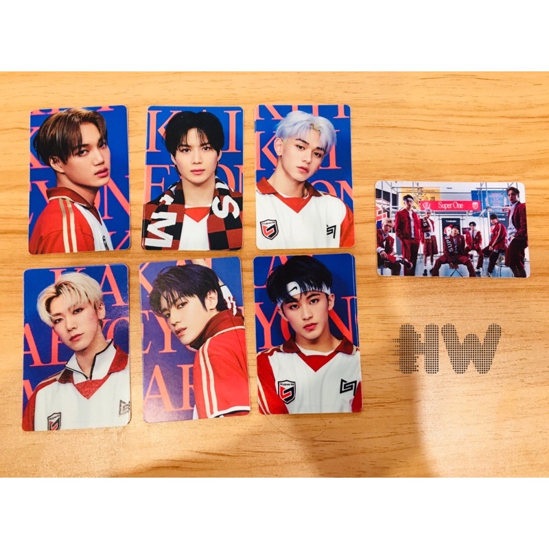 SUPERM SUPER ONE Sticker OFFICIAL Taemin / Taeyong / Mark / Lucas / Kai / Ten
