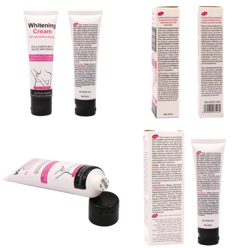 Aichun ครีมทารักแร้ 50ml. ปรับสีผิวให้กระจ่างใสขึ้น บำรุงรักแร้ ขาหนีบดำ