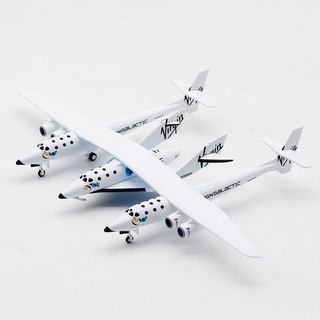 ใหม่ โมเดลเครื่องบิน JC ปีกโลหะผสม 1:200 Virgin Galactic spacecraft n348ms