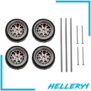 [HELLERY1] 1/64 Scale Car Rubber Wheel for RC 1/64 Car Models Accssory Kid Toys Rubber Ties