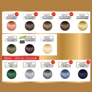 Cruset ครีมย้อมสีผม ปิดผมขาว สีแฟชั่น ครูเซ็ท 60มล.
