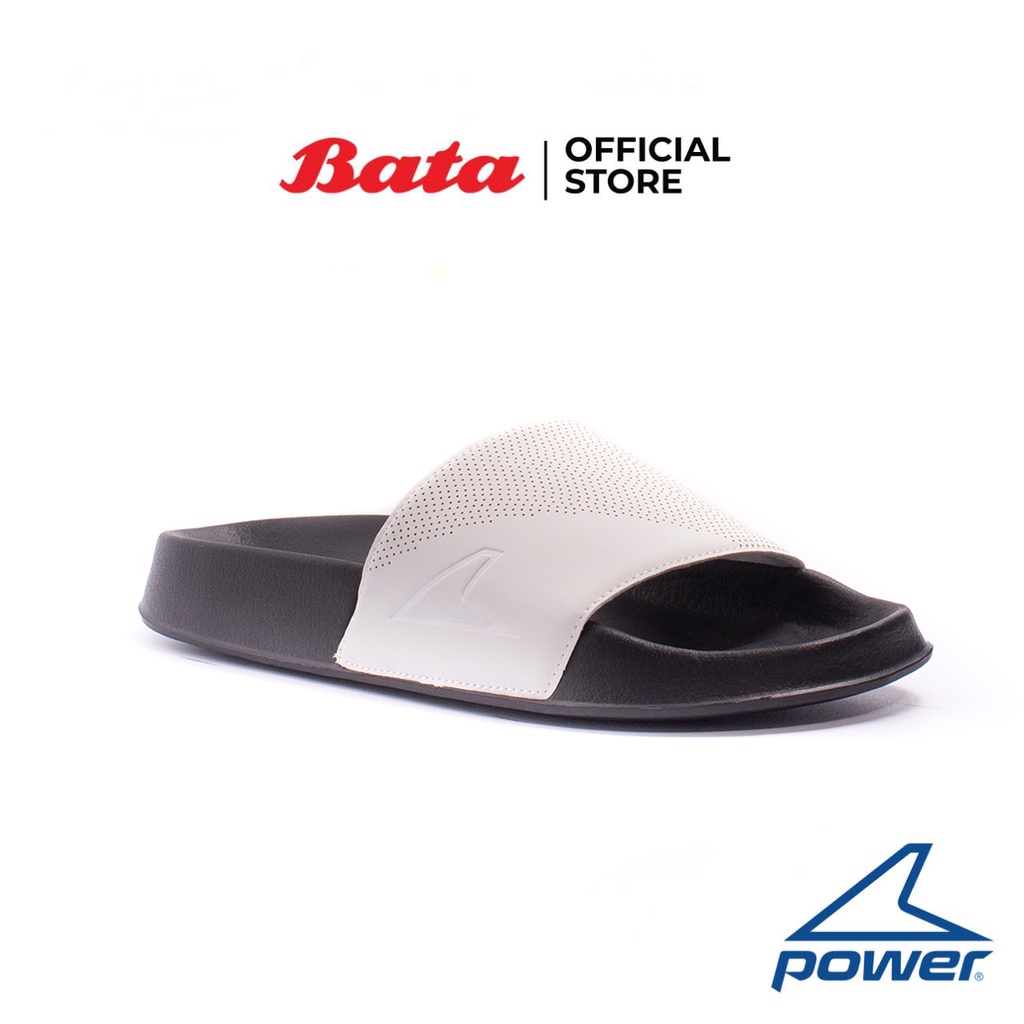 Bata บาจา ยี่ห้อ Power รองเท้าแตะแบบสวม น้ำหนักเบา สวมใส่ง่าย ลุยน้ำ  สำหรับผู้ชาย รุ่น Costa Mysandal 28 สีขาว 8611028