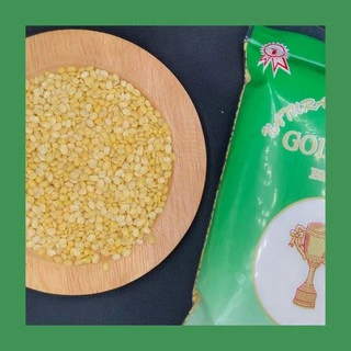 ถั่วซีก ถั่วเขียวซีกเลาะเปลือก ไม่ผ่านการรมยาฆ่าแมลง 500กรัม Peeled-split mung bean, moong dal
