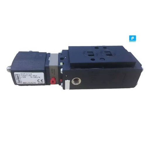 BURKERT โซลินอยด์วาล์ว 5/2, 5/3 หรือ 3/2 ทางสําหรับนิวเมติกประเภท 6519 ID:131424 230VAC