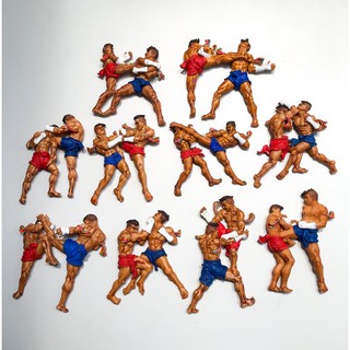 มวยไทย แม็คเน๊ตท่ามวยไทย magnet Muay Thai Magnet ติดตู้เย็น ของที่ระลึก ของฝาก 3DMagnet