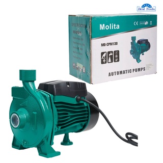 Molita ปั้มน้ำ ปั๊มน้ำหอยโข่ง ปั๊มน้ำ 800W ปั๊มใช้ในบ้าน หอยโข่ง ปั้มน้ำแรงดัน รุ่น Mo-cpm130