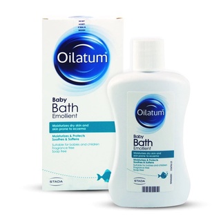 Oilatum Baby Bath Emollient ออยลาตุ้ม เบบี้ น้ำมันผสมอาบน้ำ สำหรับ ผิวแห้งมาก ผิวแพ้ง่าย ขนาด 150 ml (02744)