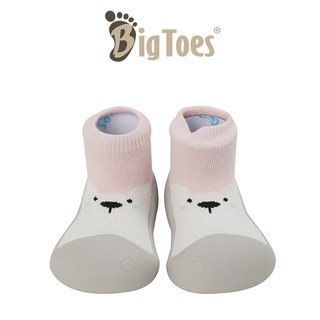 รองเท้าหัดเดิน Bigtoes ลาย White Bear Pink