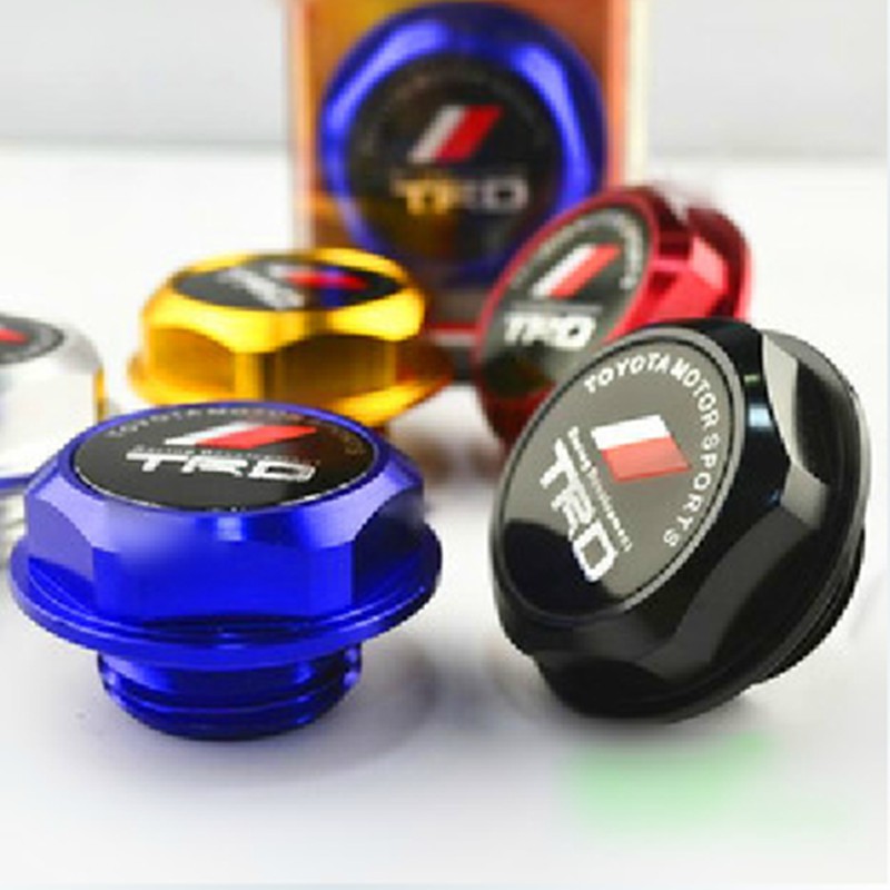 TRD Aluminium Racing TOYOTA Vios Camry AE101 Altis Collora ฝาปิดน้ํามันเครื่อง