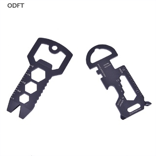 OD Outdoor Multi-function Tool Card Opener Keychain With Multi-purpose Gadgets Tool FT