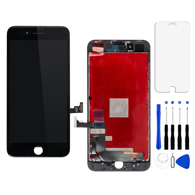 AAA+++ จอแสดงผล LCD สําหรับ iPhone 8 Plus หน้าจอสัมผัสสําหรับ iPhone 8P ทดสอบ 100% พร้อมเครื่องมือคุ