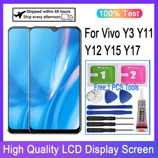 หน้าจอสัมผัส LCD แบบเปลี่ยน สําหรับ Vivo Y3 Y11 Y12 Y15 Y17