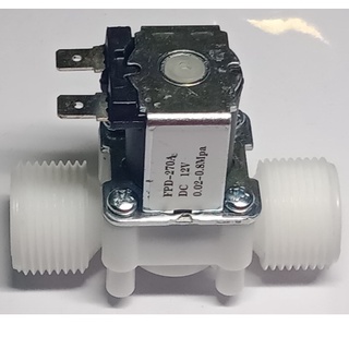 โซลินอยด์วาล์วแรงดัน 0.02-0.8Mpa G3/4 นิ้ว 12VDC น้ําดื่ม เครื่องซักผ้า Solinoid Valve 12VDC 3/4" (FPD-270A 0.02-0.8Mpa