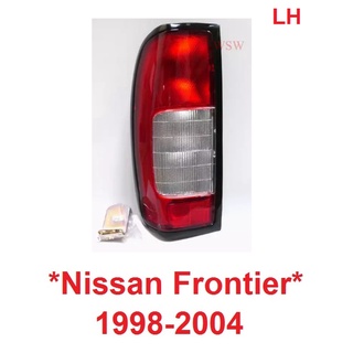 ข้างซ้าย เสื้อไฟท้าย ไฟท้าย ฝาแดง NISSAN FRONTIER D22 1998 - 2004 นิสสัน ฟรอนเทียร์ นาวาร่า ดี ไฟท้ายรถ ไฟรถยนต์ ไฟหลัง