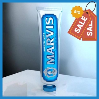 ยาสีฟันฟันขาวลดกลิ่นปากยี่ห้อ มาร์วิส อควาติค มินต์ 25 มล. / Marvis Aquatic Mint 25 ml.