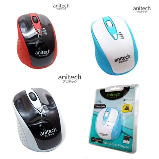 Anitech W214 เมาส์ไร้สาย คลิกเงียบ soft click