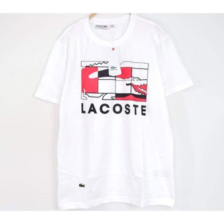 LC👕LACOSTE เสื้อยืดคอกลมแขนสั้นแบรนด์⛔️ราคารวมค่าจัดส่งค่ะ⛔️