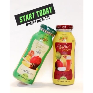 Apple Cider Vinegar / น้ำแอปเปิ้ลไซเดอร์ผสมน้ำผึ้งและมะนาวแบบพร้อมดื่ม มี 2 สูตร เปิดขวด ยกดื่ม สดชื่น (1 แพ็คมี 6 ขวด)