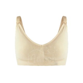 Malish เสื้อในให้นมสีครีม Nursing Bra