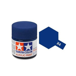 สีทามิย่าสูตรน้ำ Tamiya Acrylic X4 Blue 10ml