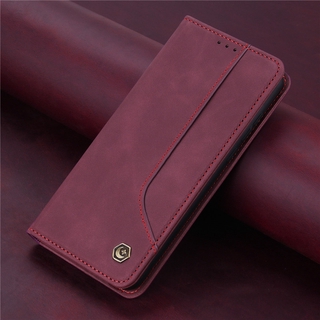 ซองหนังPOLA Casing Xiaomi Redmi Note 10 5G POCO X3 NFC X3 Pro M3 Pro F3 Redmi Note 10 Pro Max K40 Pro Mi 10T Pro 10T Lite Redmi 9T Note 9T 5G Card Slots Auto Closing Magnetic Flip Wallet PU Leather Phone Cover Case