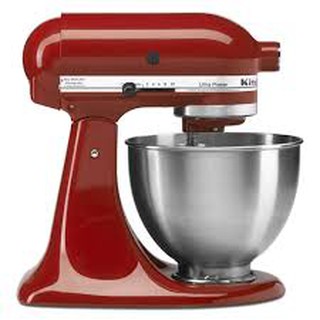 Artisan เครื่องผสมอาหาร KitchenAid Empire Red 110V + หม้อแปลง 500W.