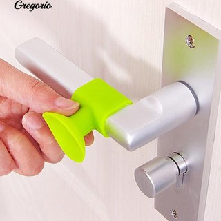 Gregorio มือจับประตูป้องกันการกระแทก Pad Lock Wall Silencer Anti-Collision Sucker