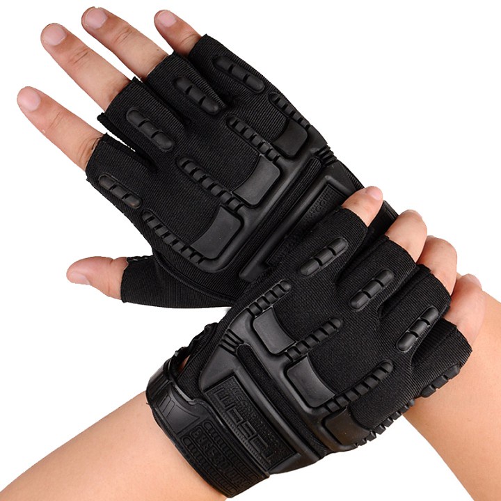 Mechanix Mpact 1 ถุงมือและถุงมือไร้นิ้วสําหรับผู้ชายปกป้องหลังมือและเพิ่มกริป