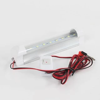 LED 12V มีสวิตช์เปิดปิด LED T8 12V DC ขนาด 20W 120CM/10W 60CM/5W 30CM.สายยาว2เมตร