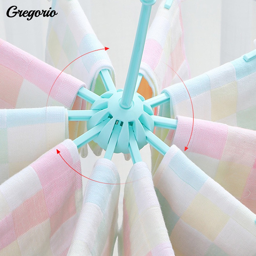 Gregorio Foldable Clothes Drying Clips Rack Clothespin Peg Diaper Socks ...
