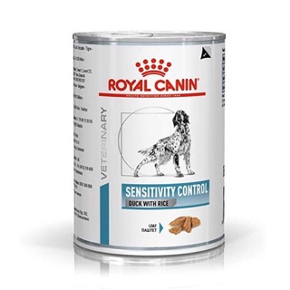 Royal canin sensitivity control รสduck&amp;rice อาหารเปียกสุนัขแพ้อาหาร (420g)