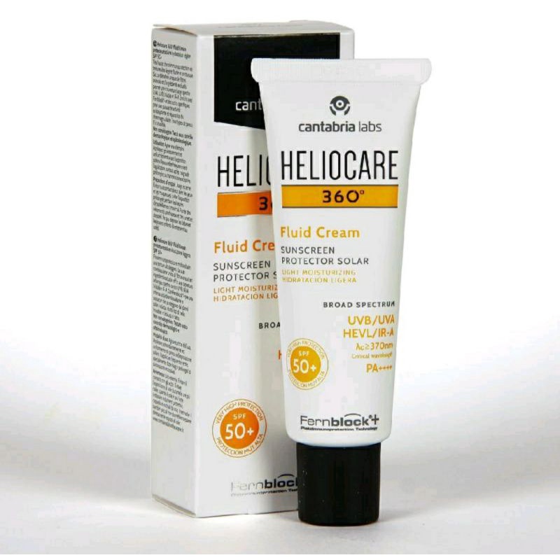 พร้อมส่ง Heliocare 360 Fluid Cream,Gel Oil Free SPF50+ 50ML. Exp.01/2025