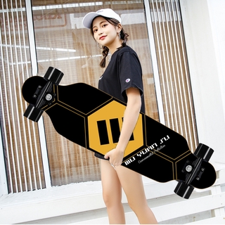 longboard สเก็ตบอร์ดเริ่มต้น สเก็ตบอร์ด สเก็ตบอร์ดยาว สเก็ตบอร์ดสำหรับเล่นบนถนน สกูตเตอร์สี่ล้อ simpledream6