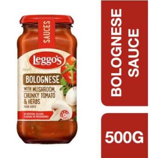 Leggos Bolognese Sauce with Mushroom, Chunky Tomato and Herbs 500g เลกโก้ โบโลเนสซอสกับเห็ดและมะเขือเทศ 500 กรัม