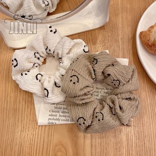 #Limited Deal# Korean Hair Accessories Cute Cloth Smiley Hair Rope for Women